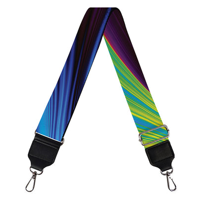 Colorful Psychedelic Print Bag Strap