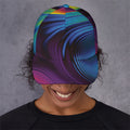 Colorful Psychedelic Print Baseball Cap