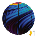 Colorful Psychedelic Print Basketball