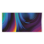 Colorful Psychedelic Print Beach Towel