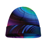 Colorful Psychedelic Print Beanie