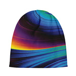 Colorful Psychedelic Print Beanie