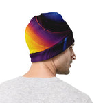 Colorful Psychedelic Print Beanie