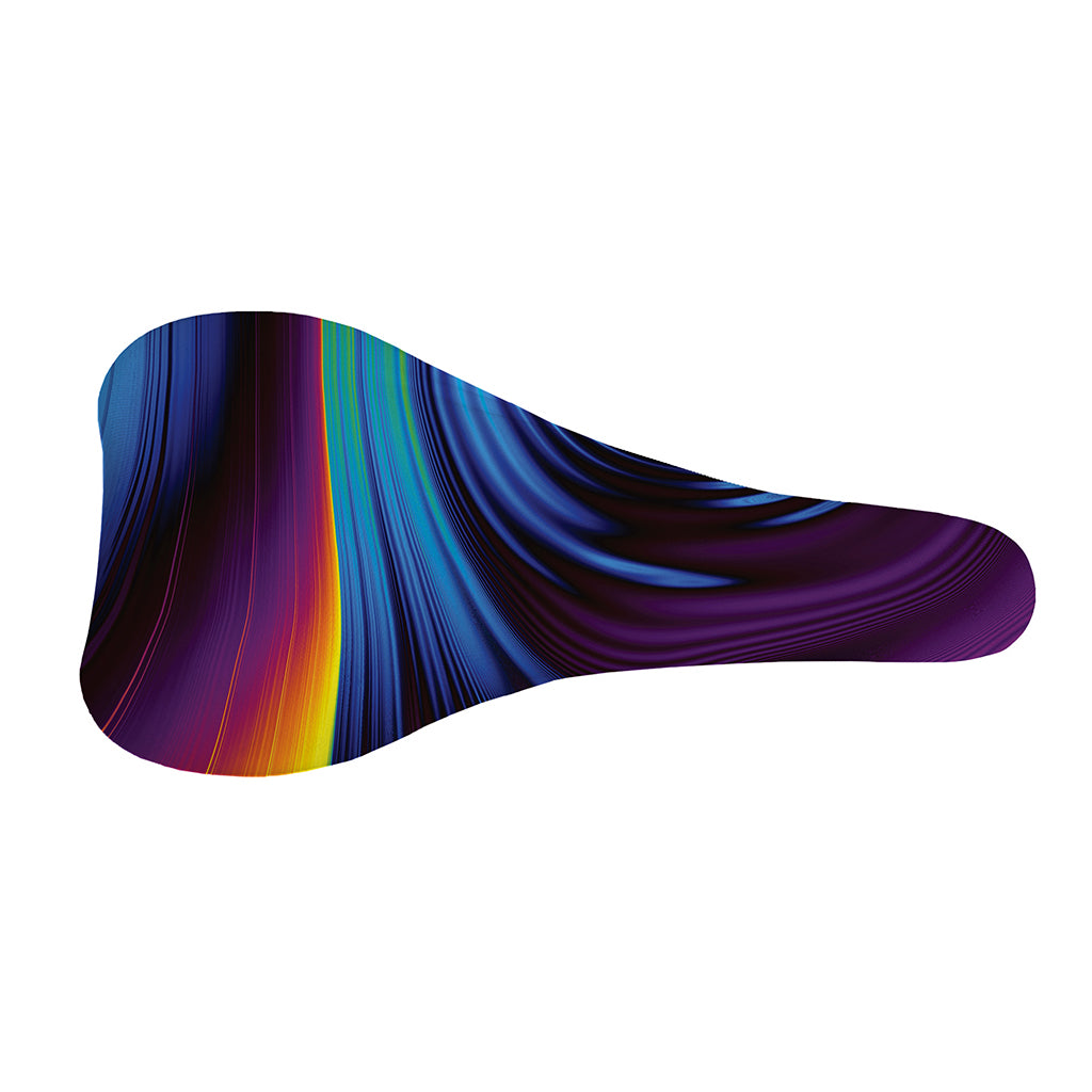 Colorful Psychedelic Print Bicycle Seat Cover