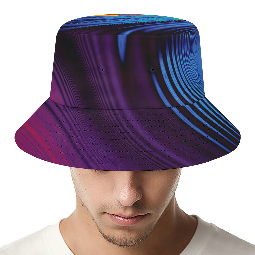 Colorful Psychedelic Print Bucket Hat