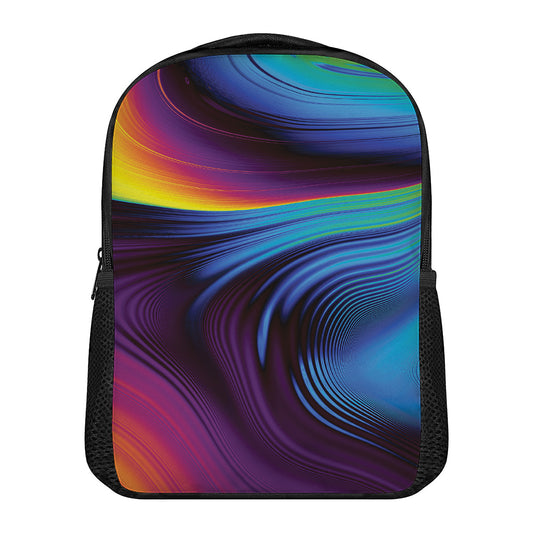 Colorful Psychedelic Print Casual Backpack