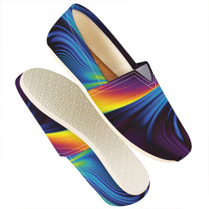 Colorful Psychedelic Print Casual Shoes