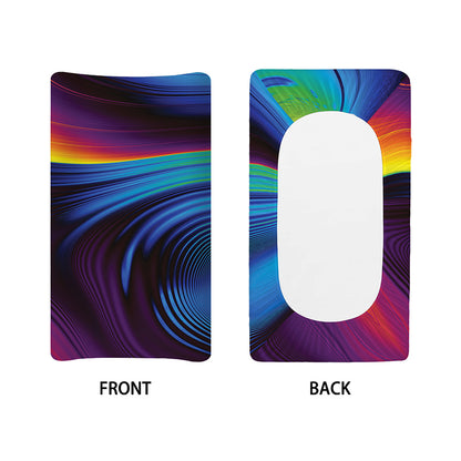 Colorful Psychedelic Print Changing Pad Cover