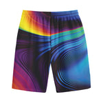 Colorful Psychedelic Print Cotton Shorts