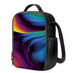 Colorful Psychedelic Print Crossbody Lunch Bag