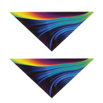Colorful Psychedelic Print Dog Bandana