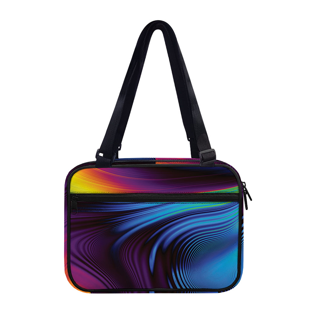 Colorful Psychedelic Print Double Strap Bible Bag
