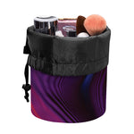 Colorful Psychedelic Print Drawstring Makeup Bag