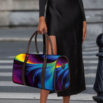 Colorful Psychedelic Print Duffle Bag