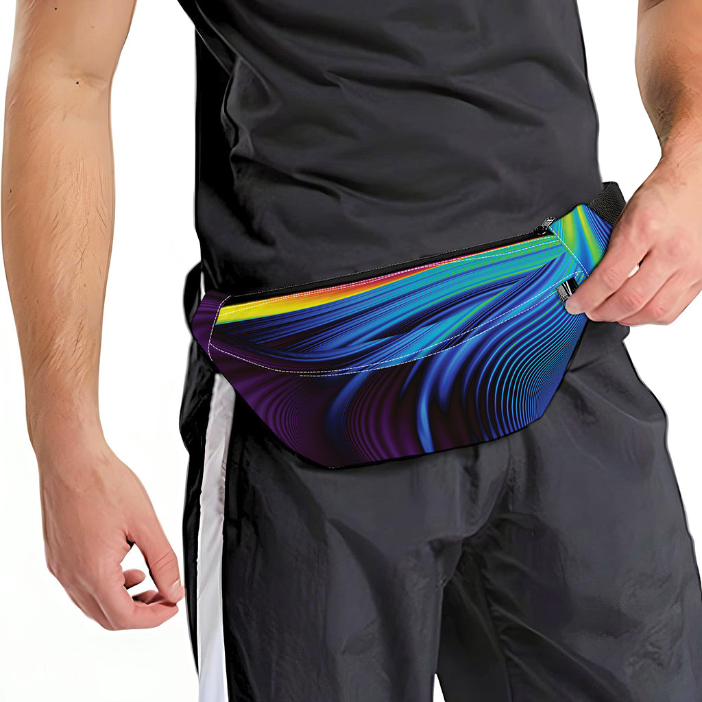 Colorful Psychedelic Print Fanny Pack