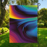 Colorful Psychedelic Print Garden Flag