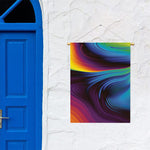 Colorful Psychedelic Print Garden Flag