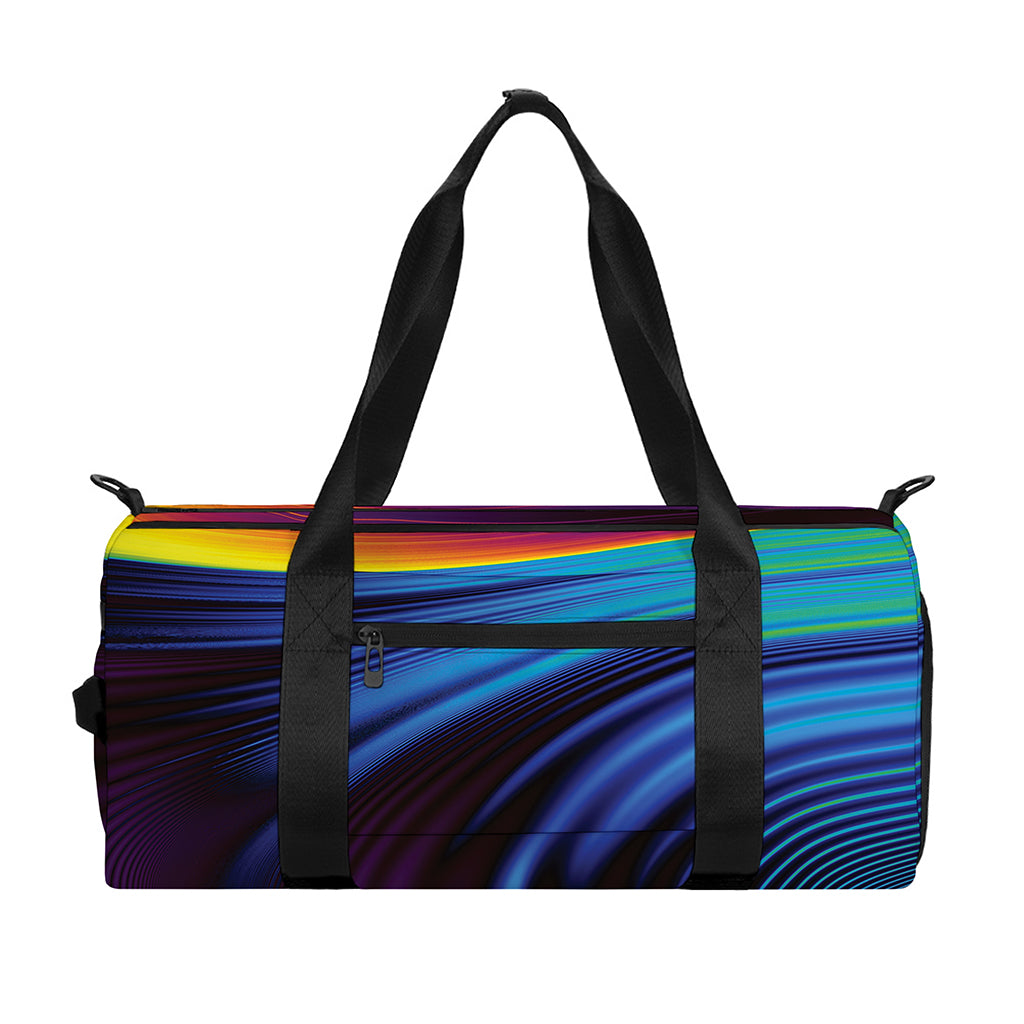 Colorful Psychedelic Print Gym Bag