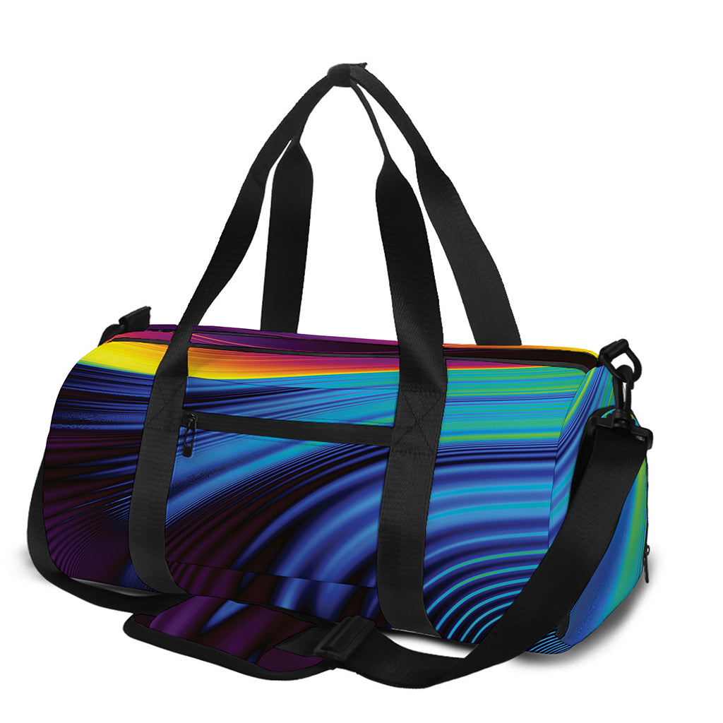 Colorful Psychedelic Print Gym Bag