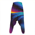 Colorful Psychedelic Print Hammer Pants