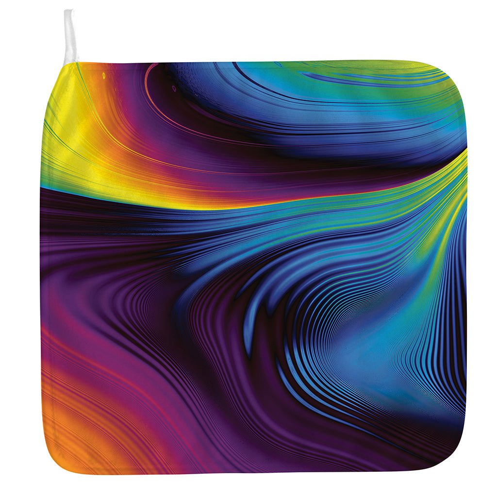Colorful Psychedelic Print Hand Towel