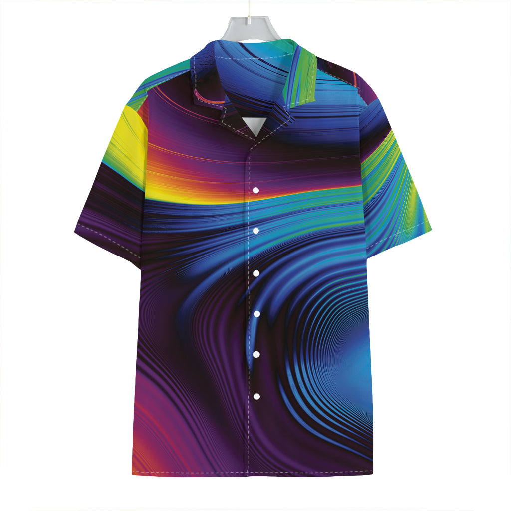Colorful Psychedelic Print Hawaiian Shirt