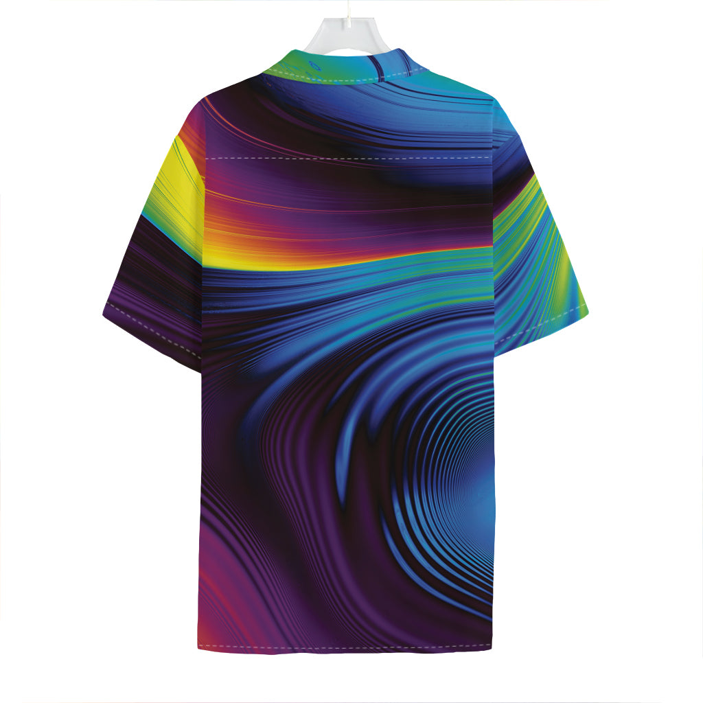 Colorful Psychedelic Print Hawaiian Shirt