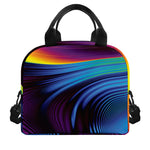 Colorful Psychedelic Print Insulated Lunch Bag
