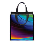 Colorful Psychedelic Print Insulated Lunch Tote