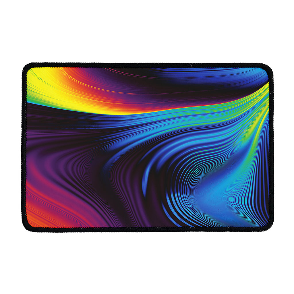 Colorful Psychedelic Print Kitchen Mat