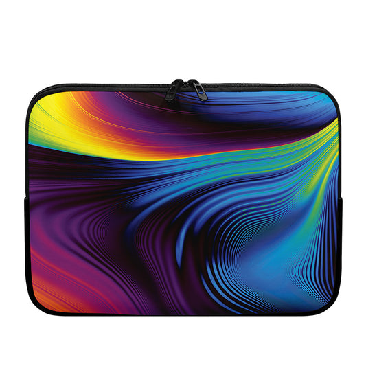 Colorful Psychedelic Print Laptop Sleeve
