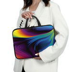 Colorful Psychedelic Print Laptop Sleeve With Handle