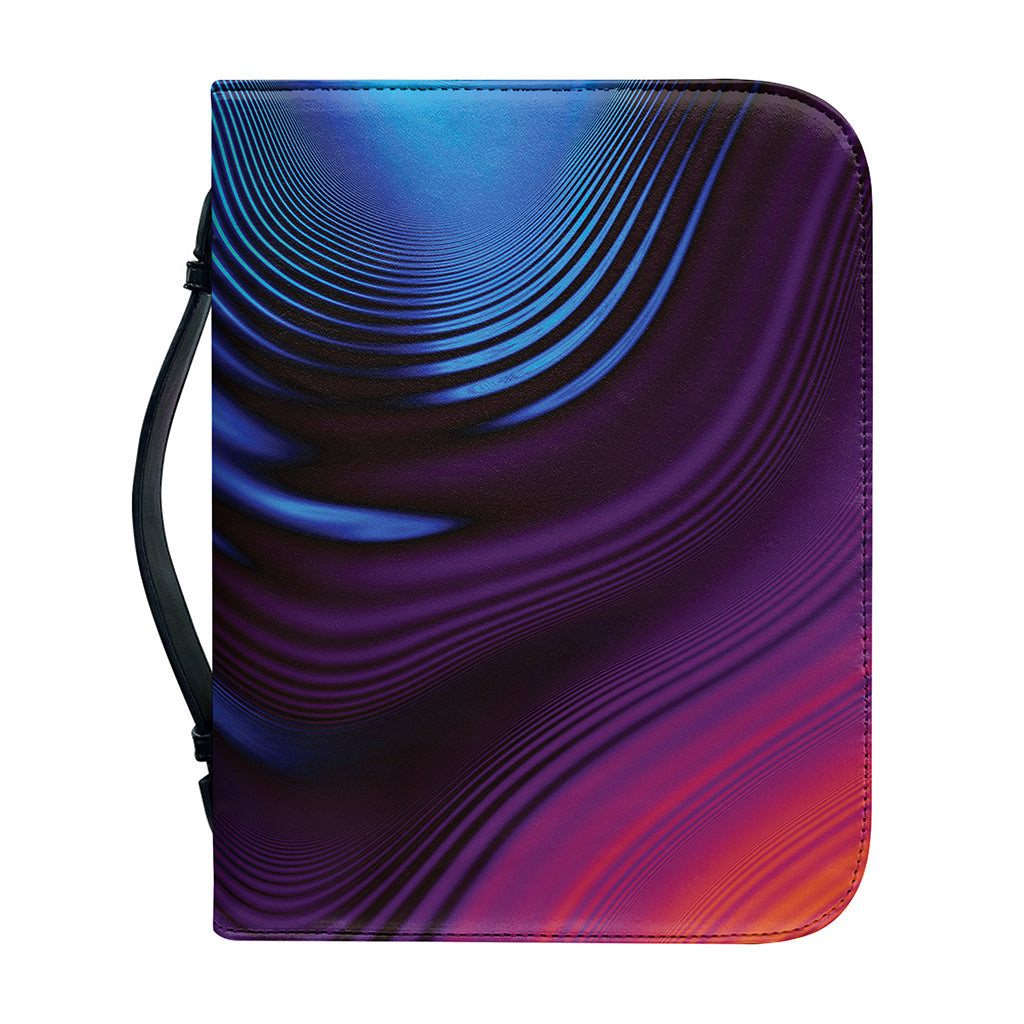 Colorful Psychedelic Print Leather Bible Cover