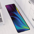Colorful Psychedelic Print Long Kitchen Mat