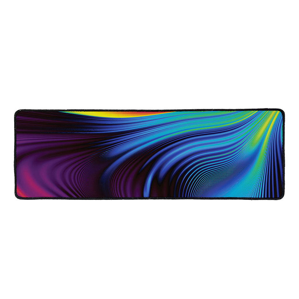 Colorful Psychedelic Print Long Kitchen Mat