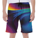 Colorful Psychedelic Print Men's Beach Shorts