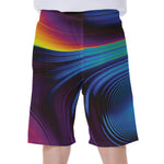Colorful Psychedelic Print Men's Beach Shorts