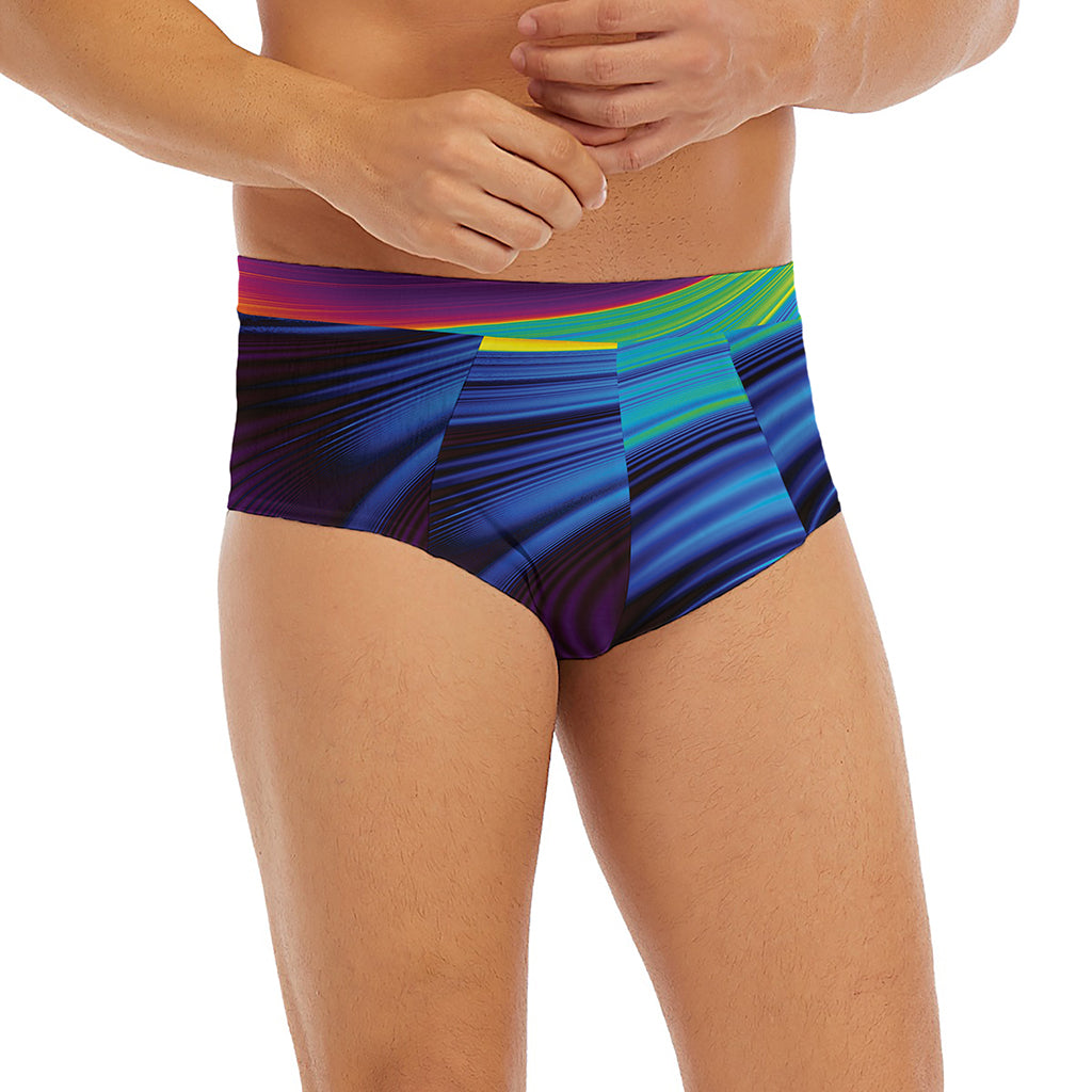 Colorful Psychedelic Print Men's Briefs