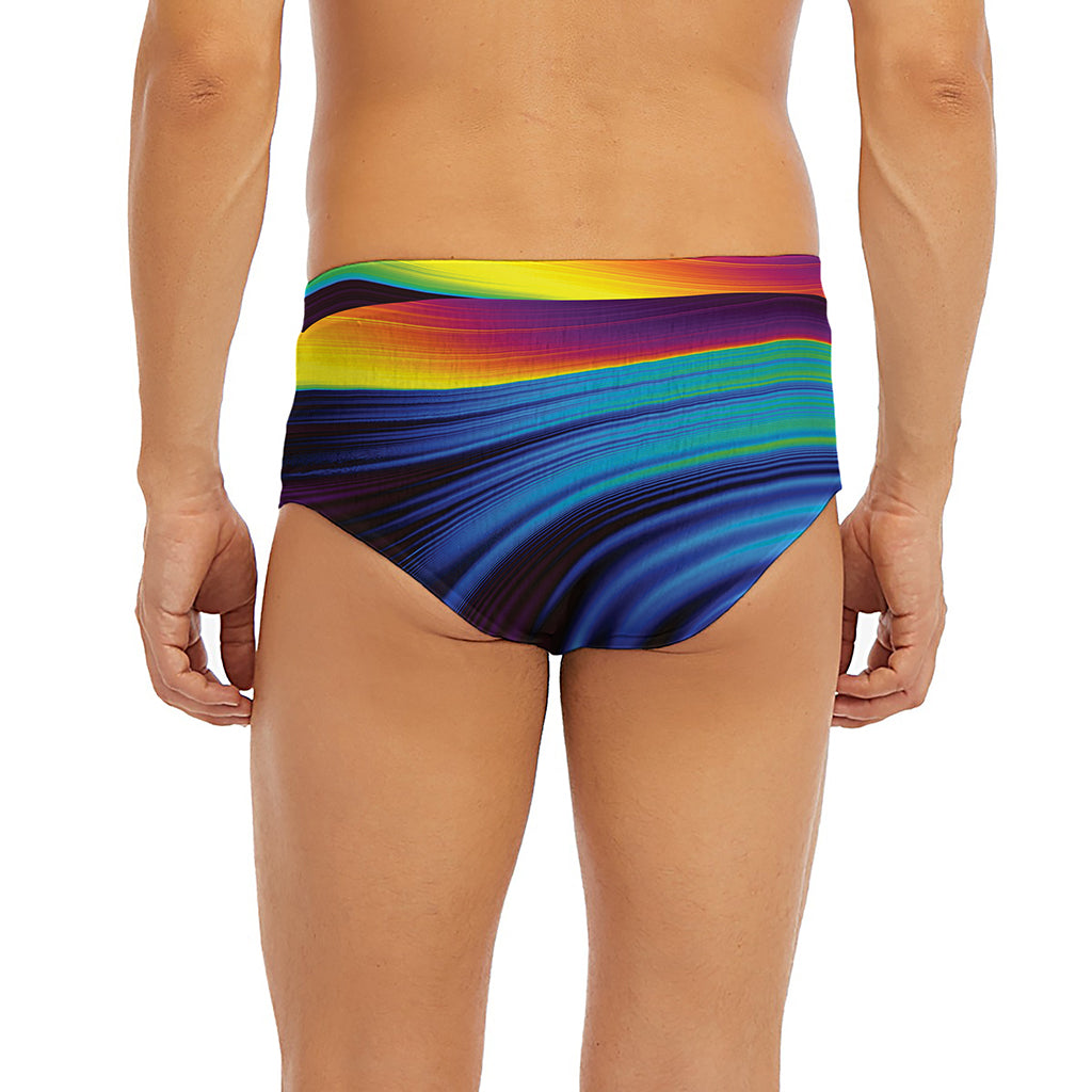 Colorful Psychedelic Print Men's Briefs
