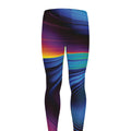 Colorful Psychedelic Print Men's Leggings