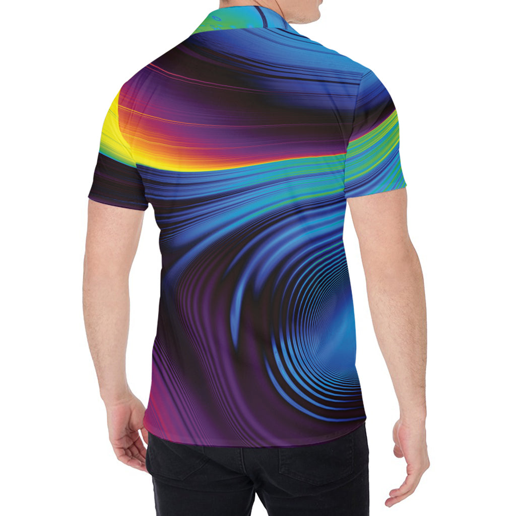 Colorful Psychedelic Print Men's Shirt