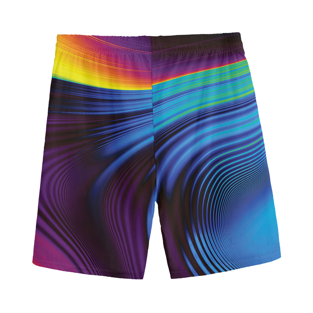 Colorful Psychedelic Print Men's Sports Shorts