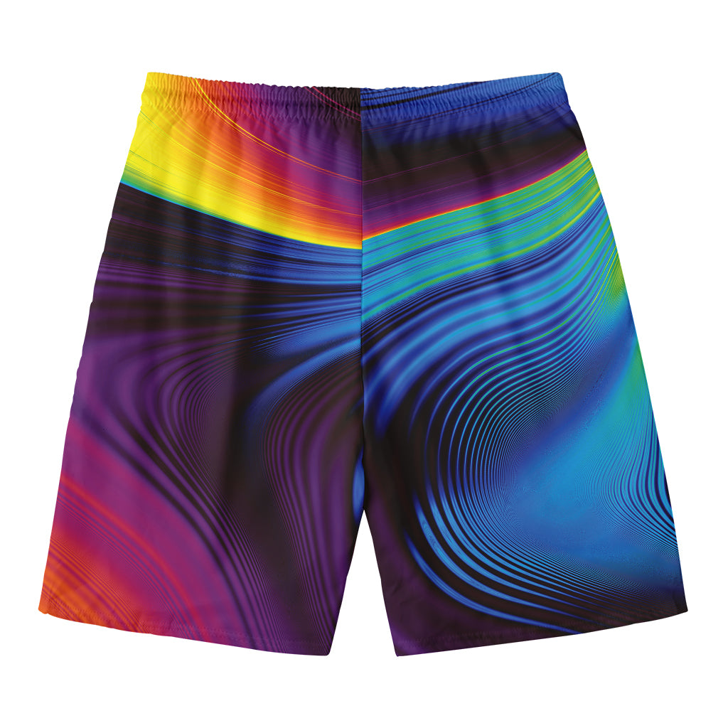Colorful Psychedelic Print Men's Swim Trunks