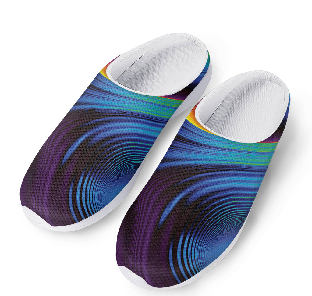 Colorful Psychedelic Print Mesh Casual Shoes