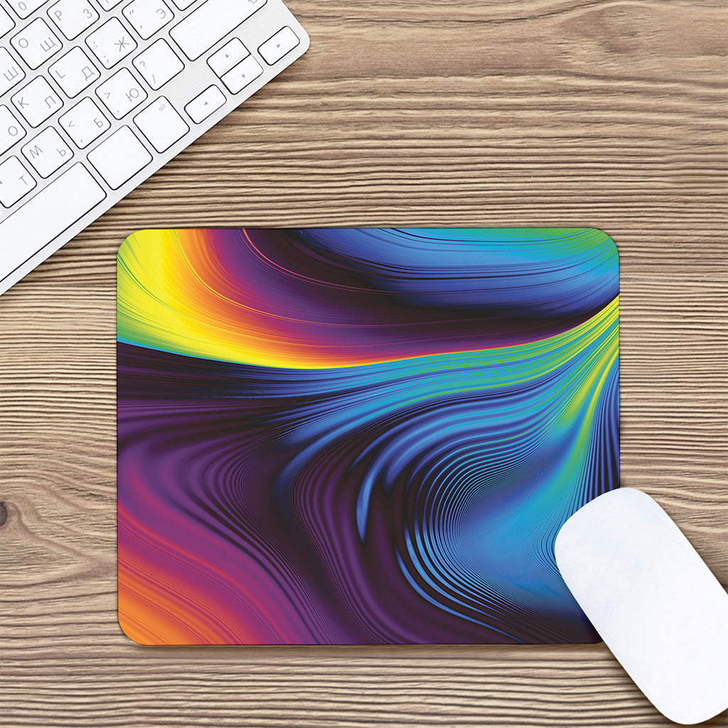 Colorful Psychedelic Print Mouse Pad