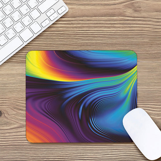 Colorful Psychedelic Print Mouse Pad