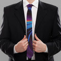 Colorful Psychedelic Print Necktie