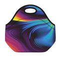 Colorful Psychedelic Print Neoprene Lunch Bag