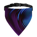 Colorful Psychedelic Print Over The Collar Dog Bandana