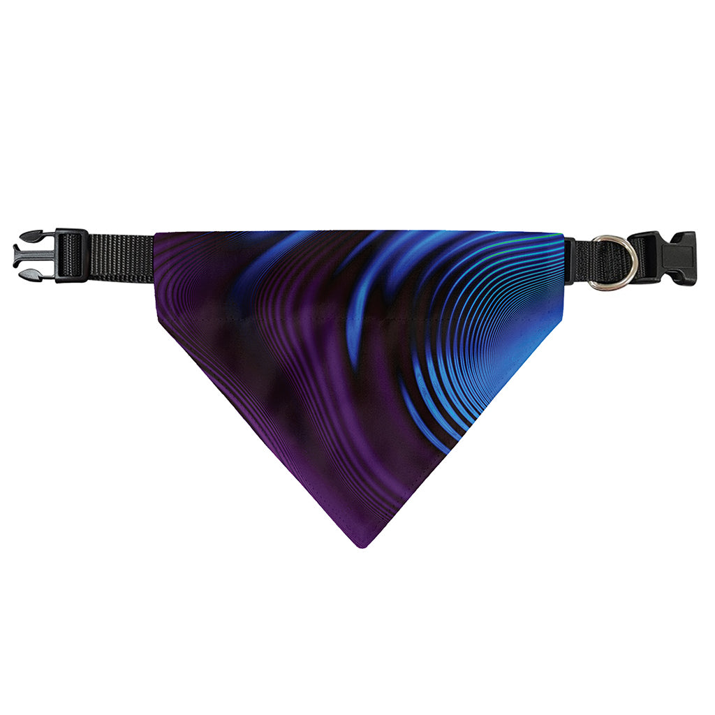 Colorful Psychedelic Print Over The Collar Dog Bandana